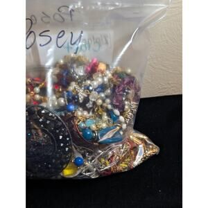 Jewelry Lot Posey Repurpose Bag 4 Plus Lbs Beads/Craft/Repurpose Pieces